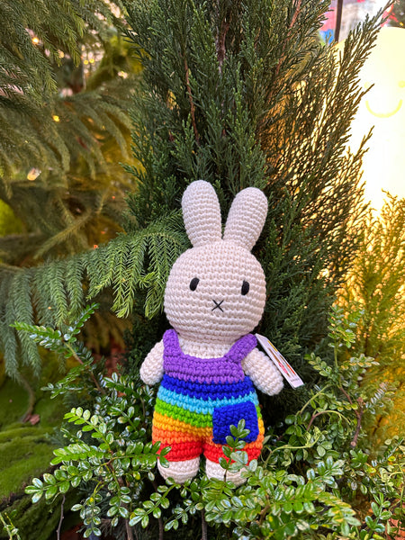 Miffy handmade bright rainbow overall (25cm)