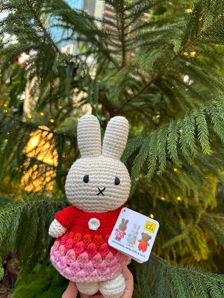 Miffy & Her Red Rainbox Dress