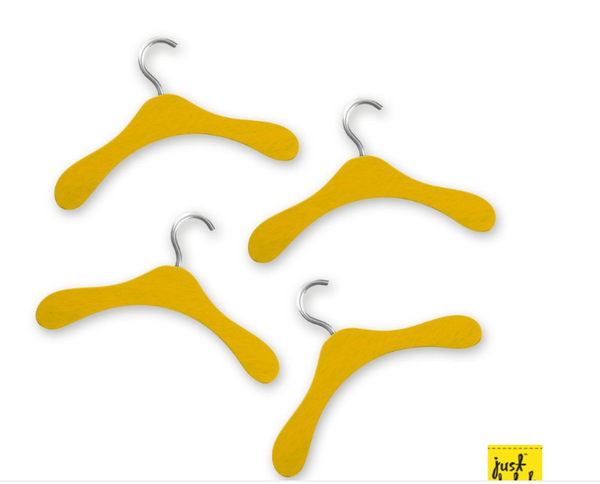 4 hangers for wardrobe for Miffy's dresses