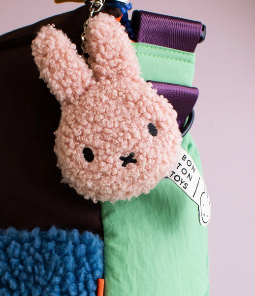 Miffy - Flat Keychain Tiny Teddy - Pink