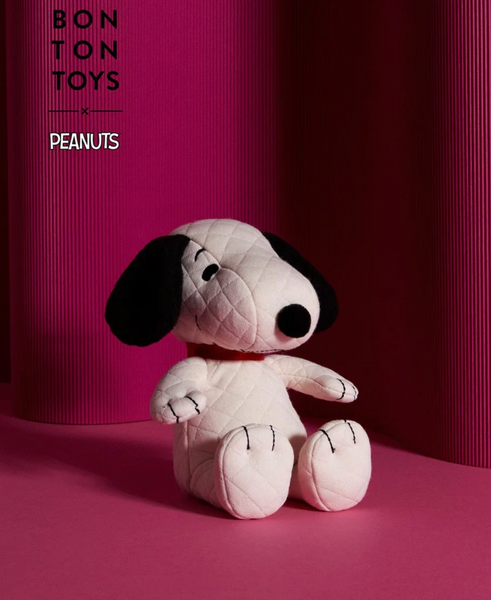 Snoopy Quilted Jersey Cream in giftbox