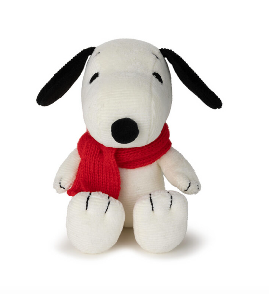 Snoopy Sitting With Scarf