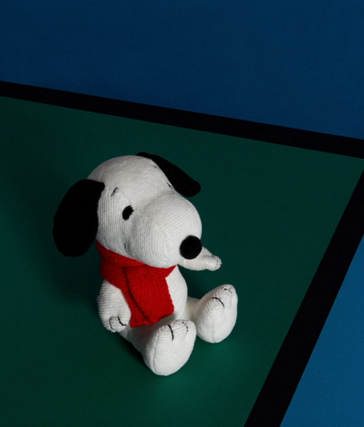 Snoopy Sitting With Scarf
