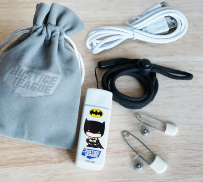 Justice League Ridaz Portable Ionizer Air Purifier, Batman Edition