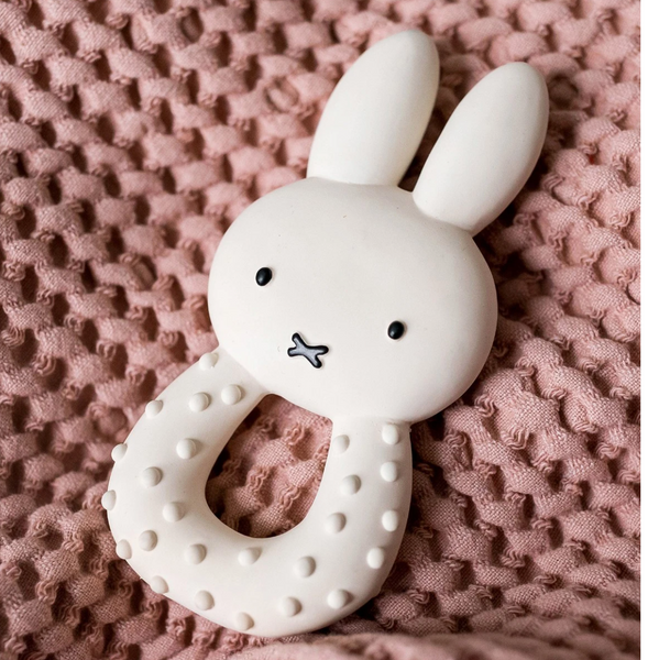 miffy biderangle Teether Boy in Nature Rubber