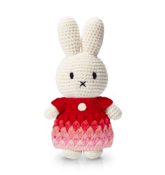 Miffy & Her Red Rainbox Dress