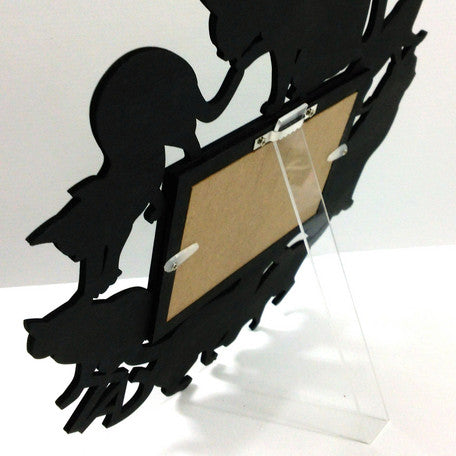 Cat Silhouette Photo Frame