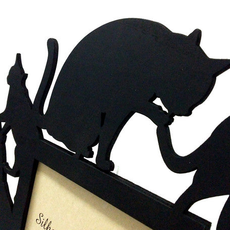 Cat Silhouette Photo Frame