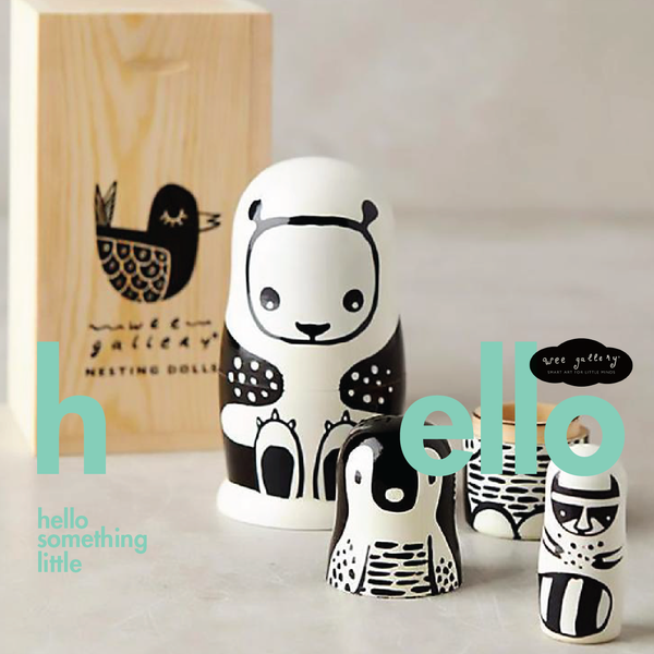 Set of 3 Nesting Dolls – Woodland Creatures