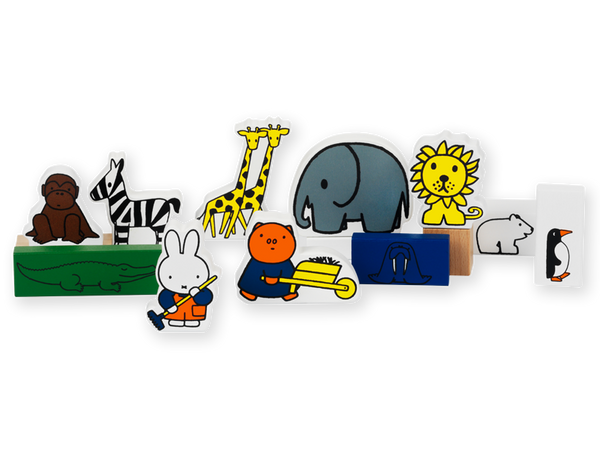 Miffy wooden blocks zoo (30 pieces)