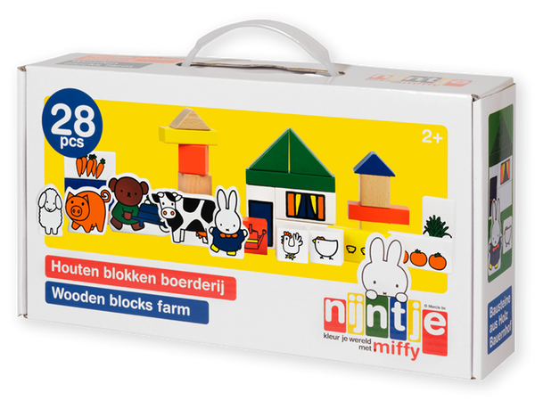 Miffy woodenblocks farm (28 pieces)