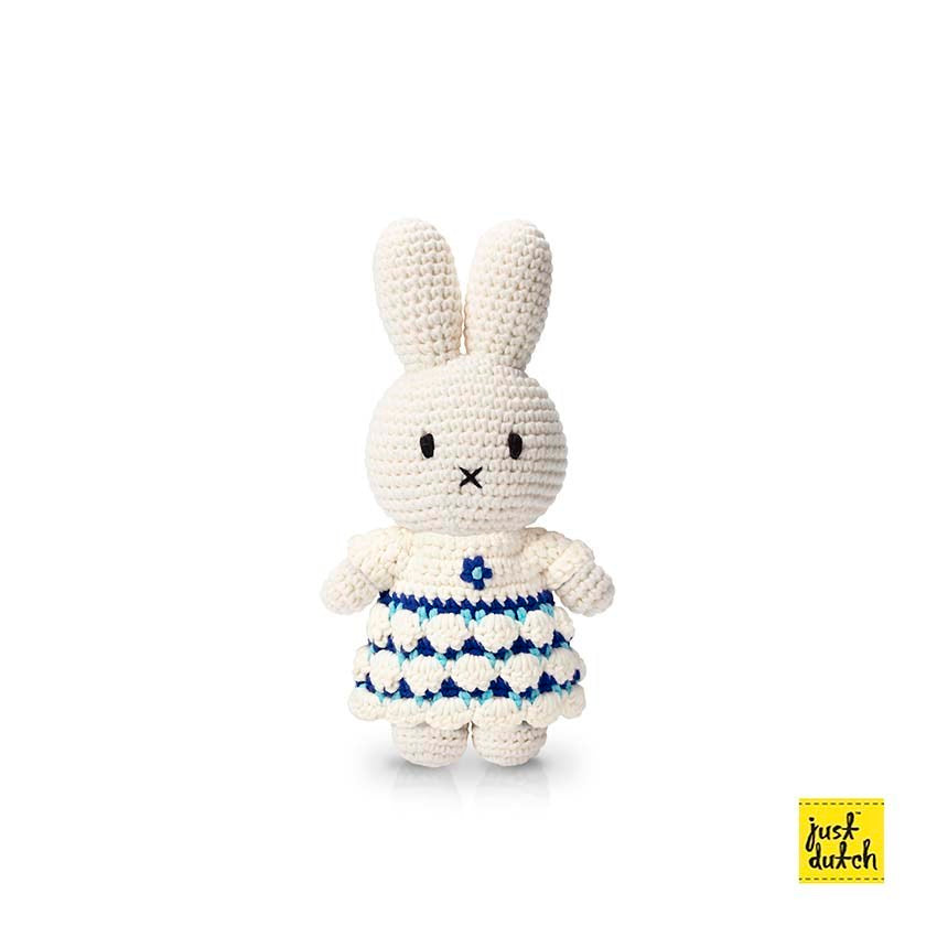miffy handmade and her new delfts blue dress (65th anniversary special edition)