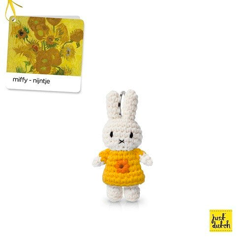 Miffy handmade key hanger van Gogh sunflower