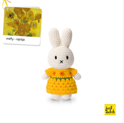 Miffy handmade and her new sunflower dress