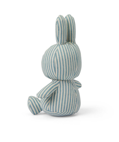 Miffy Sitting Denim soft toy, stripe (23 cm)