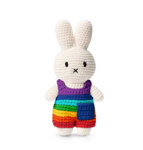 Miffy handmade bright rainbow overall (25cm)