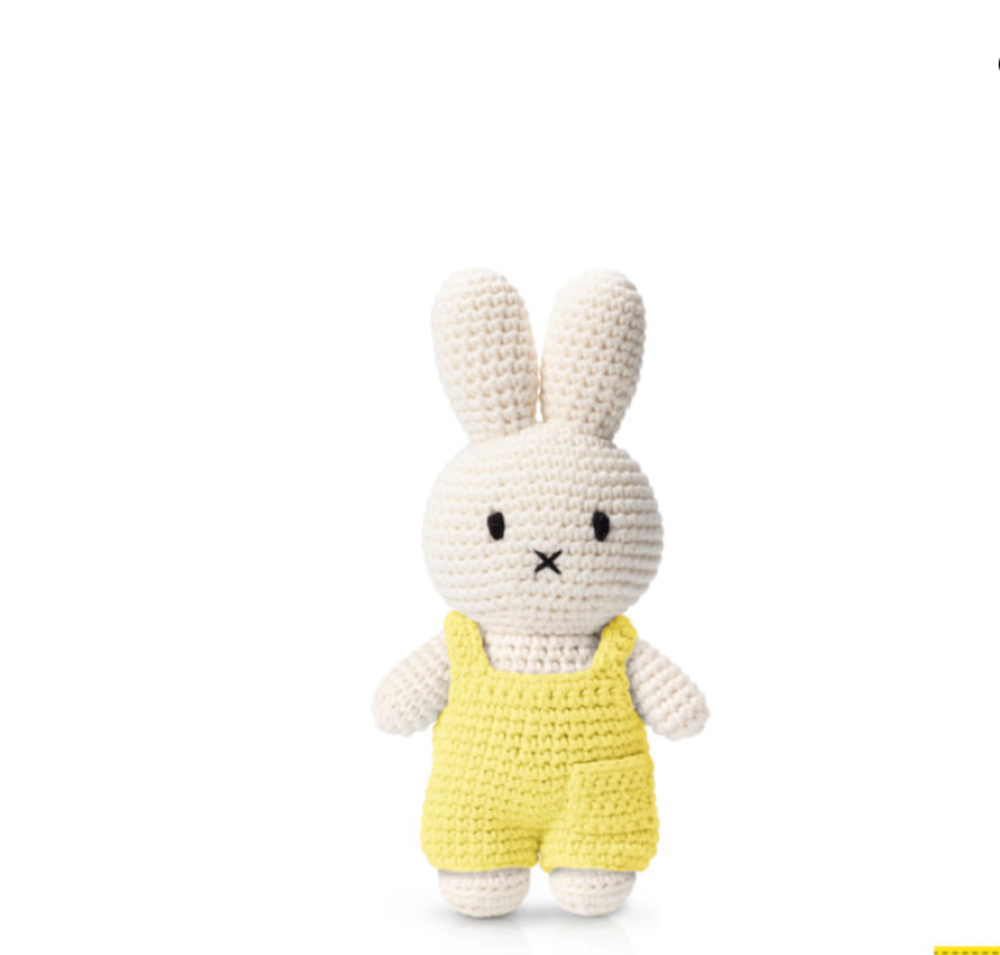 Miffy handmade and her Pastel Yellow Overall
