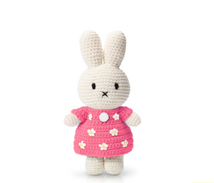Miffy with her pink flower dress