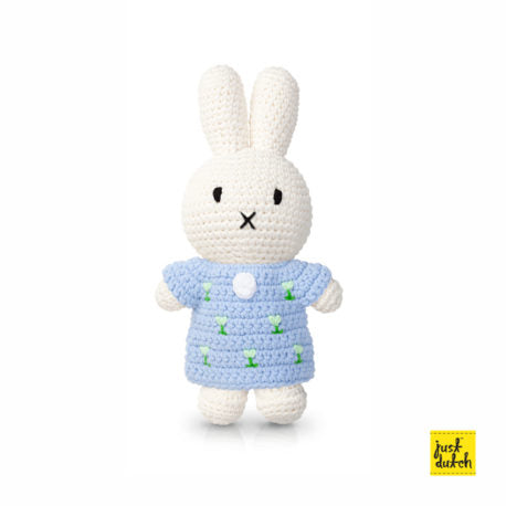 miffy handmade & her Pastel Blue Tulip dress