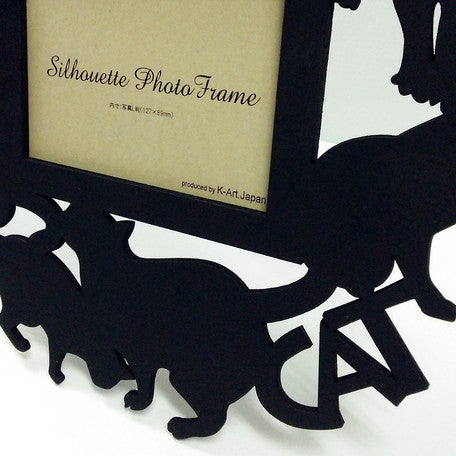 Cat Silhouette Photo Frame